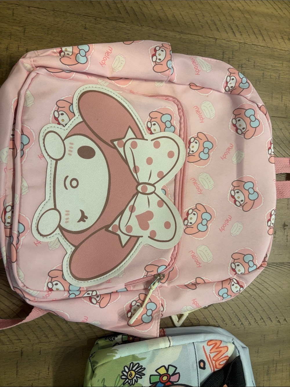 Source Unknown Pink Kids Backpack with Cute Bow Character 771
